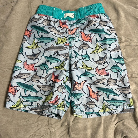 Cat & Jack Other - Cat and Jack shark swim shorts small (size 6/7)